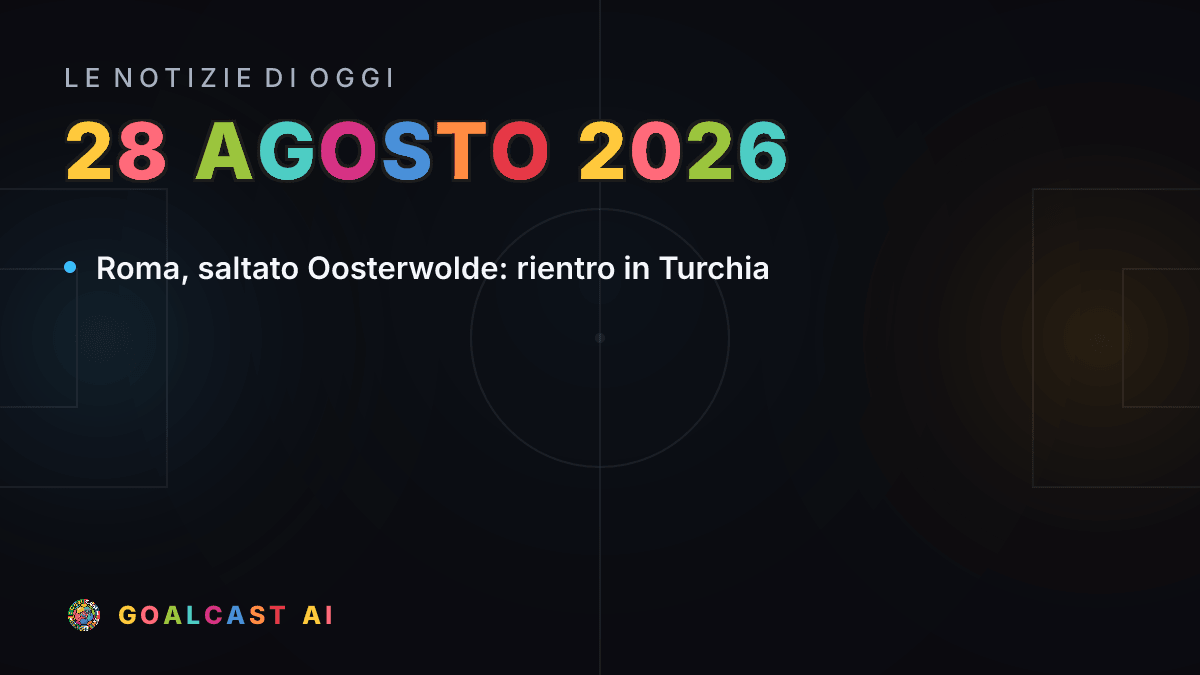 Le notizie di calcio di oggi in pillole
