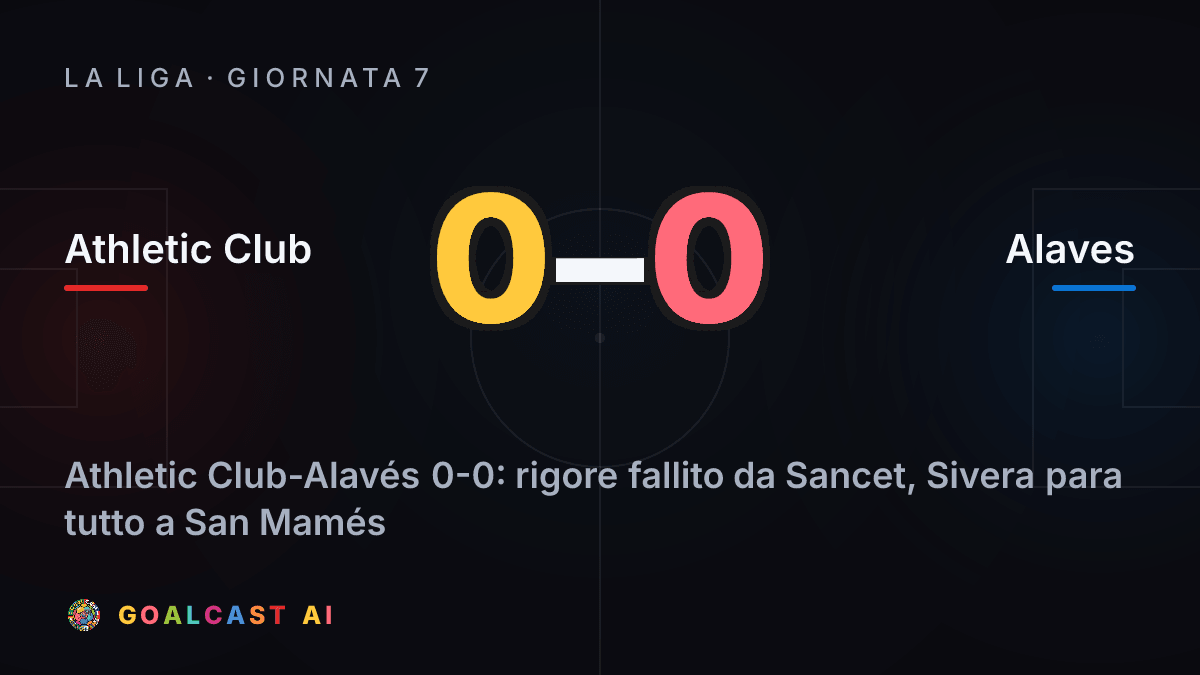 Athletic Club 0-0 Alaves