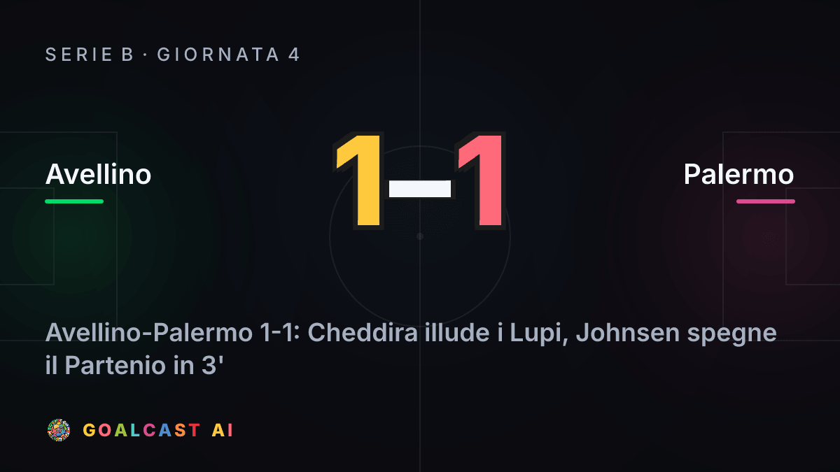 Avellino 1-1 Palermo