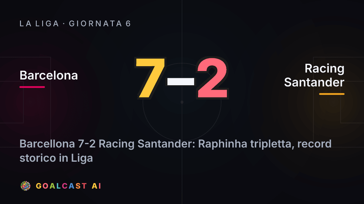 Barcelona 7-2 Racing Santander