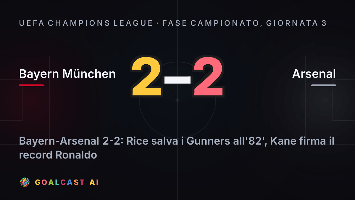 Bayern München 2-2 Arsenal