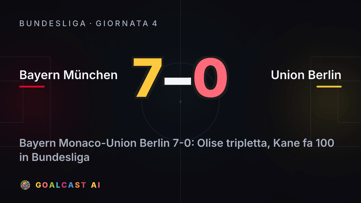 Bayern München 7-0 Union Berlin