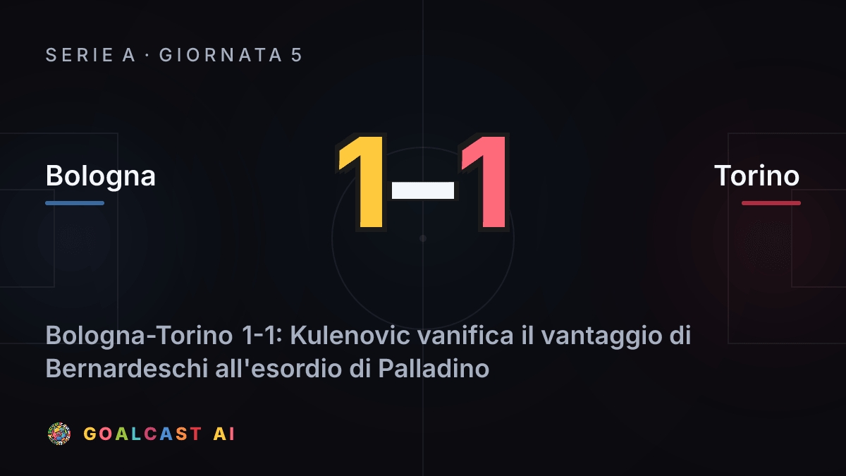 Bologna 1-1 Torino