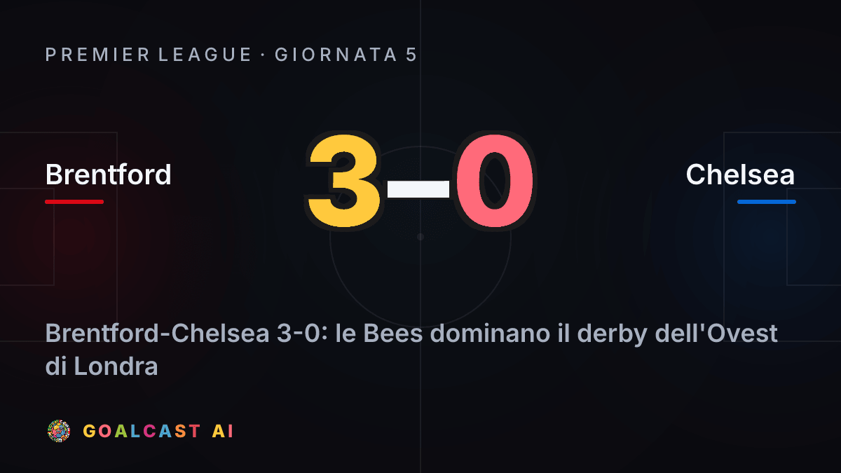Brentford 3-0 Chelsea