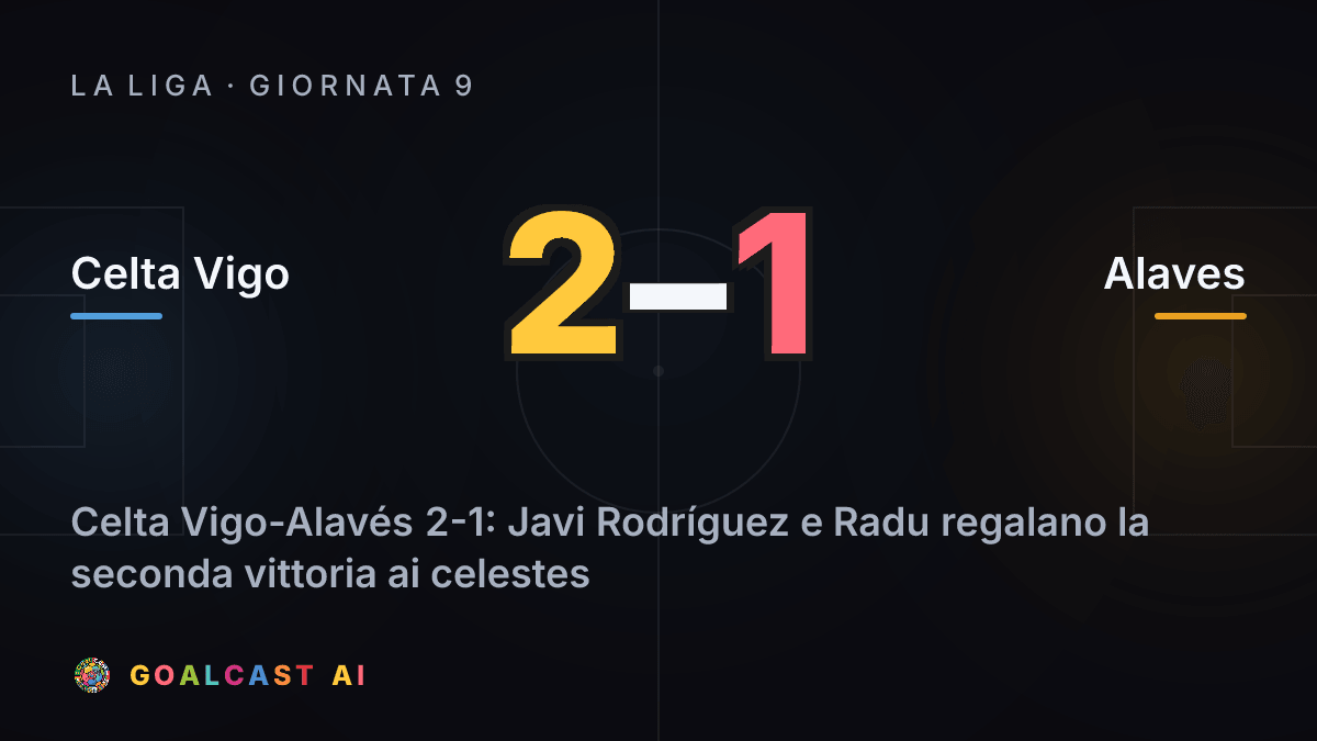 Celta Vigo 2-1 Alaves