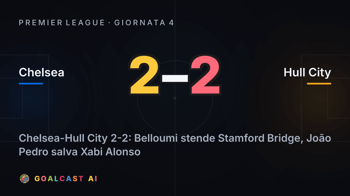Chelsea 2-2 Hull City