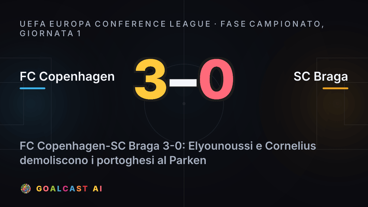 FC Copenhagen 3-0 SC Braga