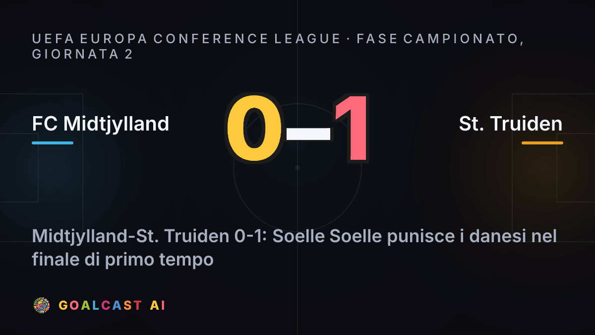 FC Midtjylland 0-1 St. Truiden