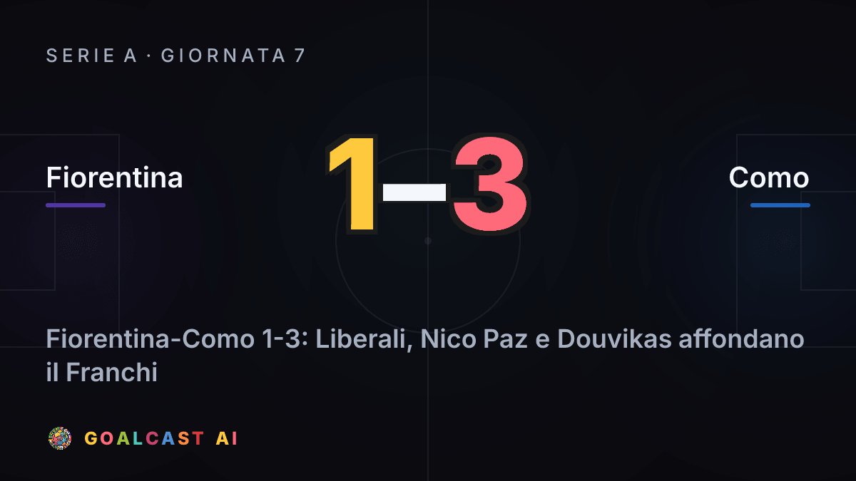 Fiorentina 1-3 Como