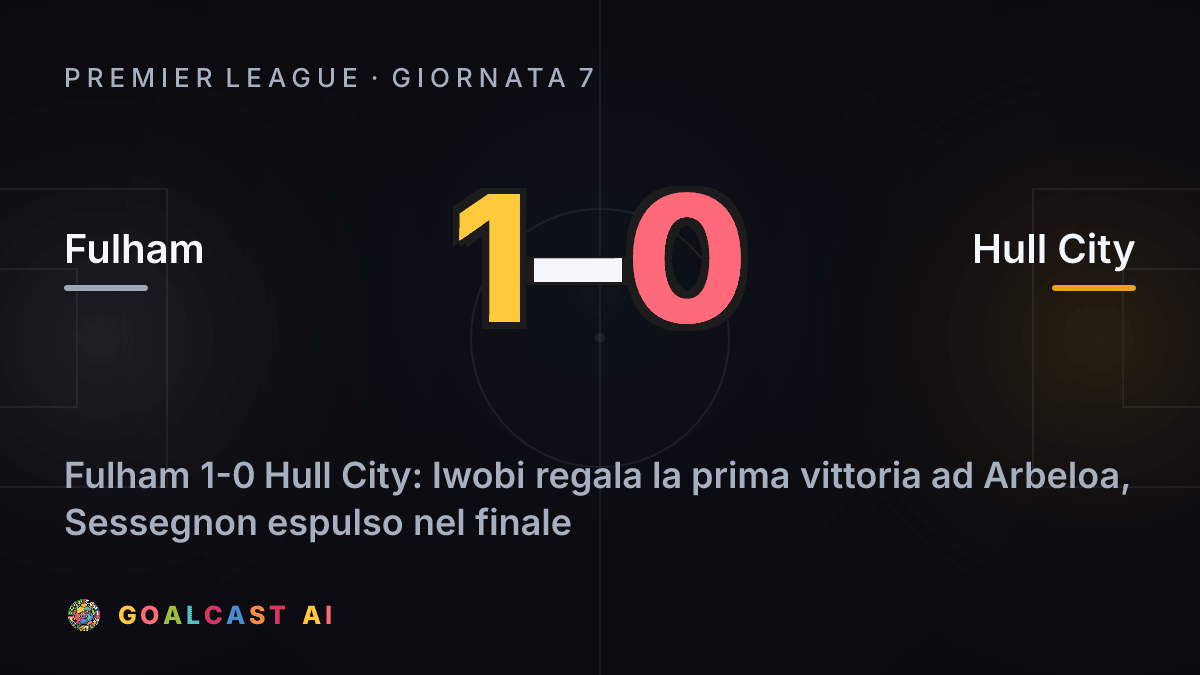 Fulham 1-0 Hull City