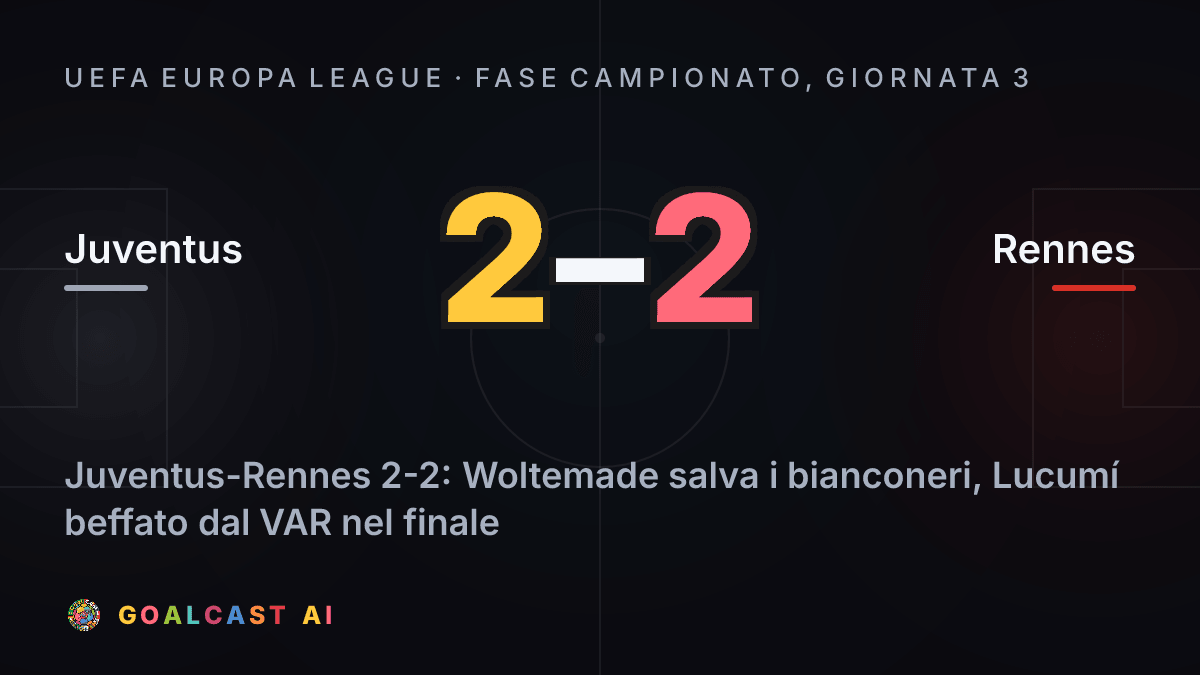 Juventus 2-2 Rennes