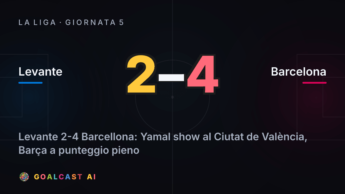 Levante 2-4 Barcelona