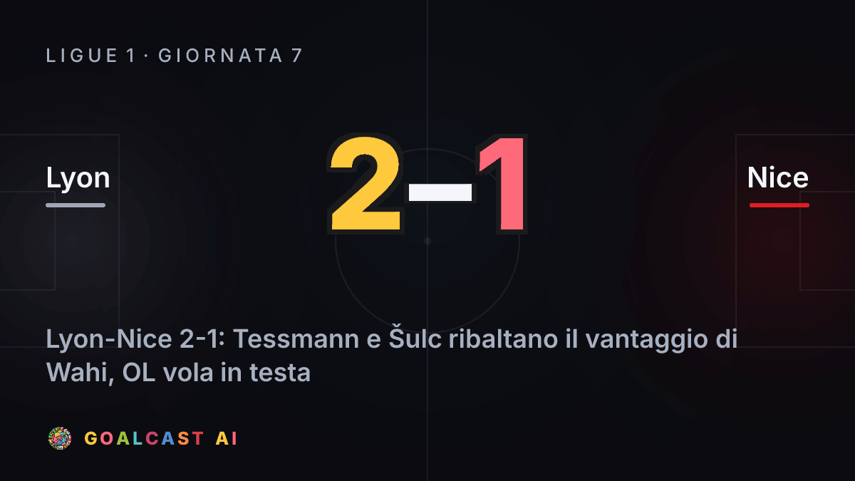 Lyon 2-1 Nice