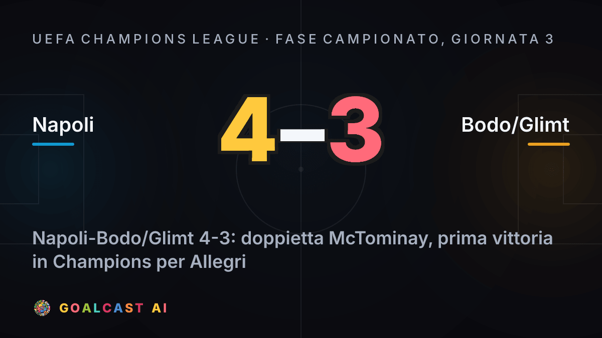 Napoli 4-3 Bodo/Glimt