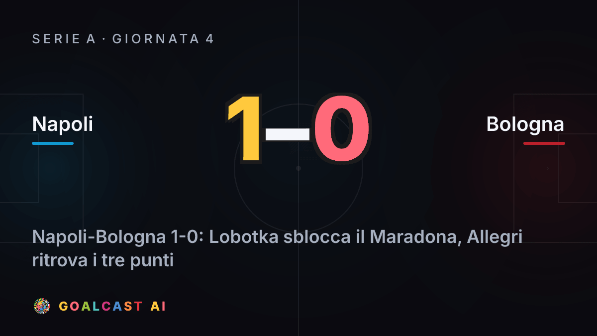 Napoli 1-0 Bologna