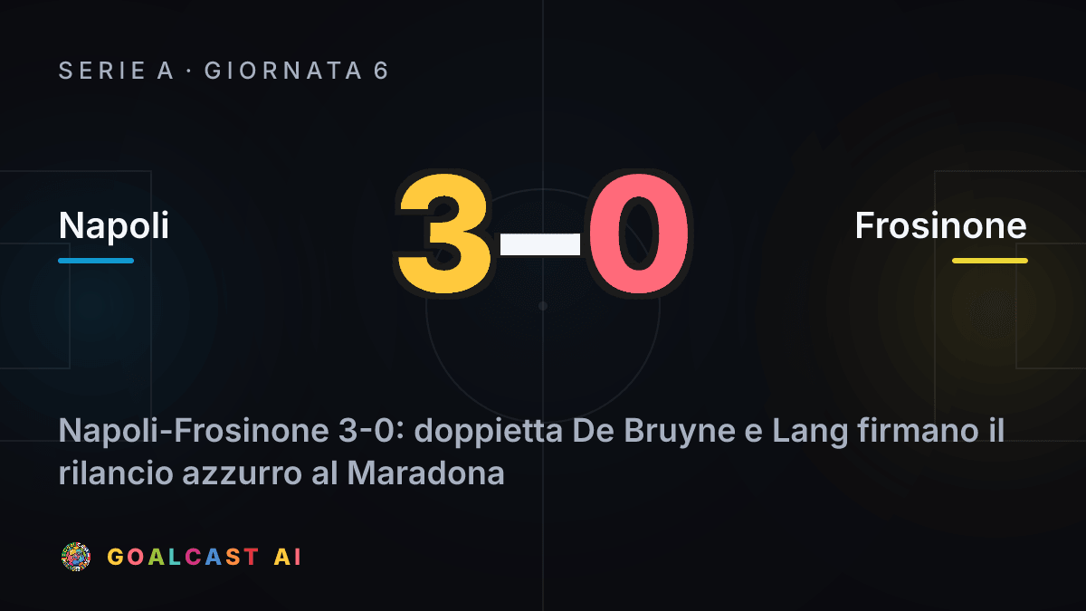 Napoli 3-0 Frosinone