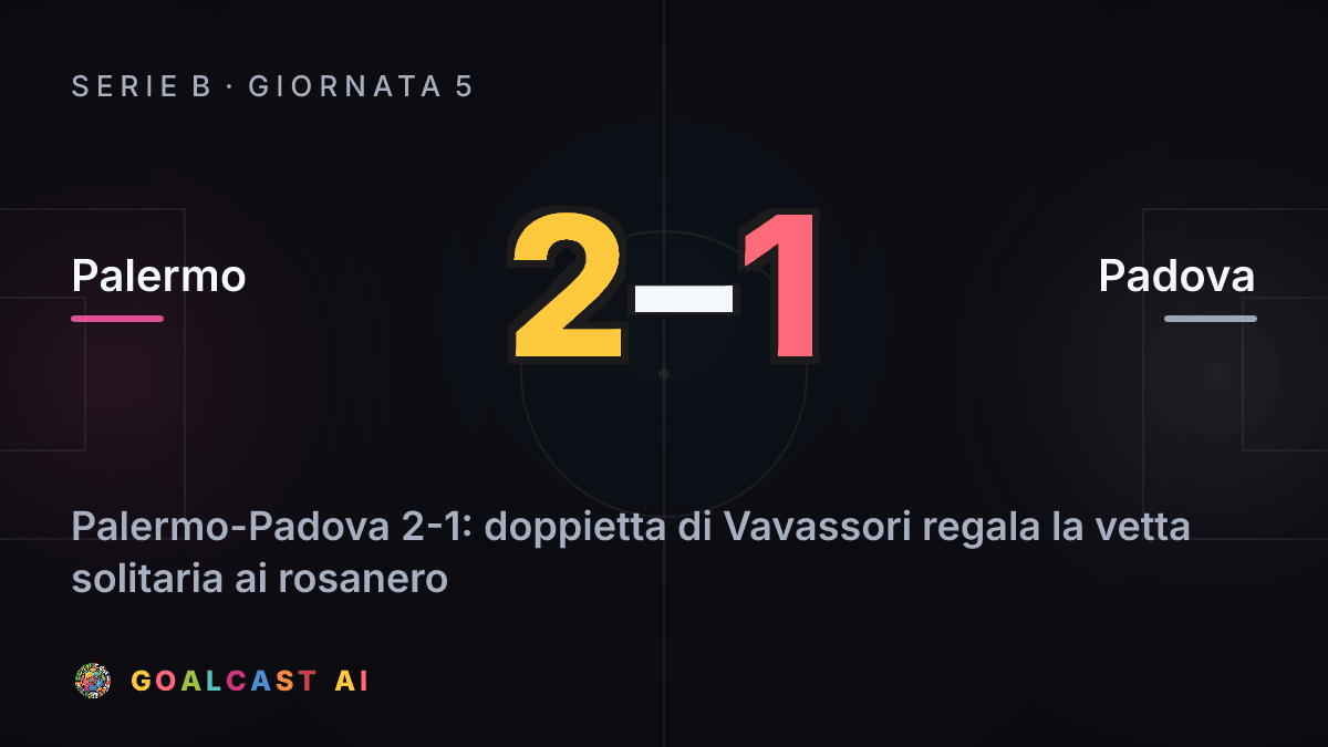 Palermo 2-1 Padova