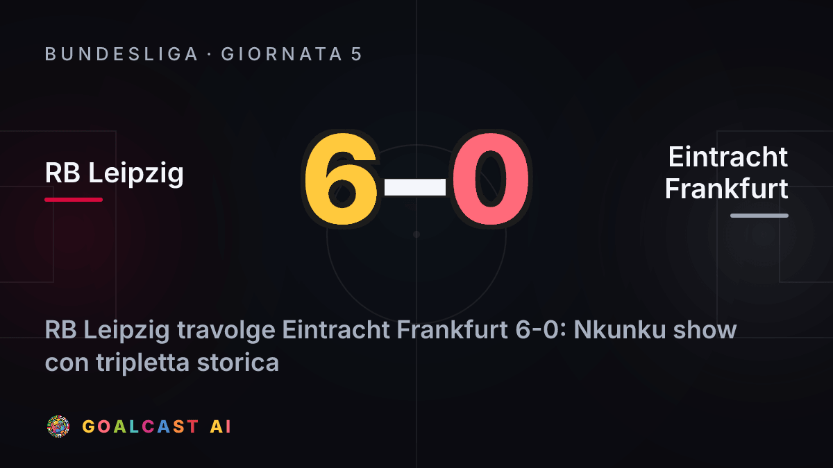 RB Leipzig 6-0 Eintracht Frankfurt