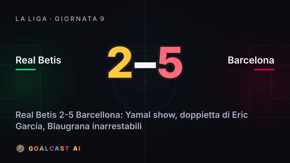 Real Betis 2-5 Barcelona