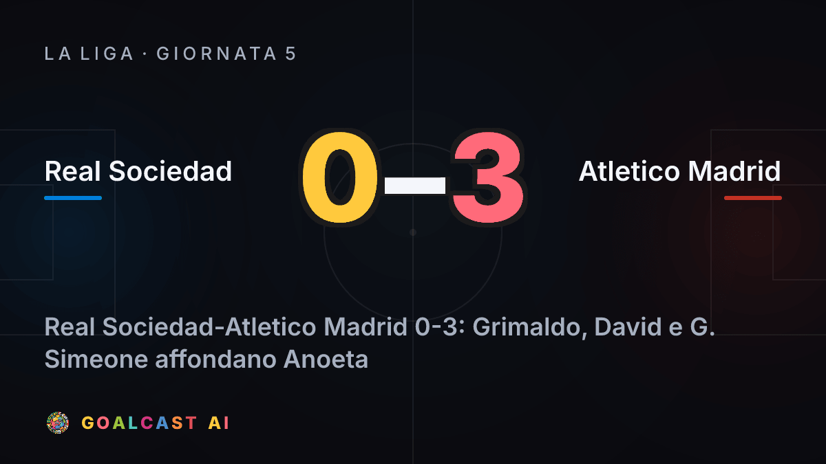 Real Sociedad 0-3 Atletico Madrid
