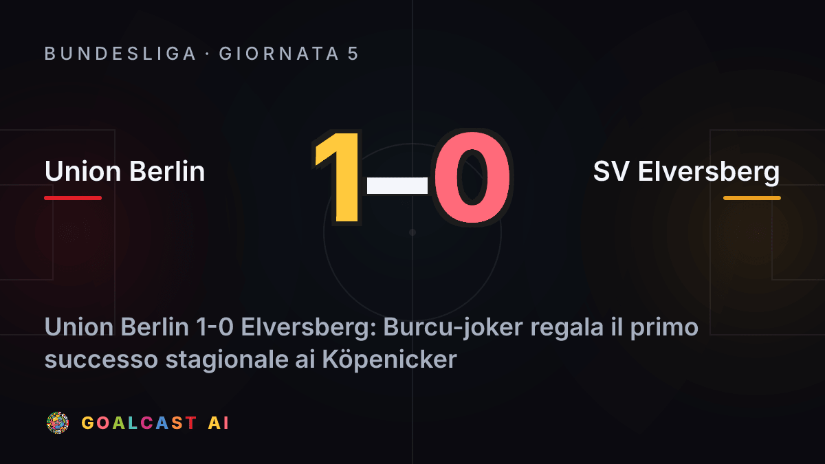 Union Berlin 1-0 SV Elversberg
