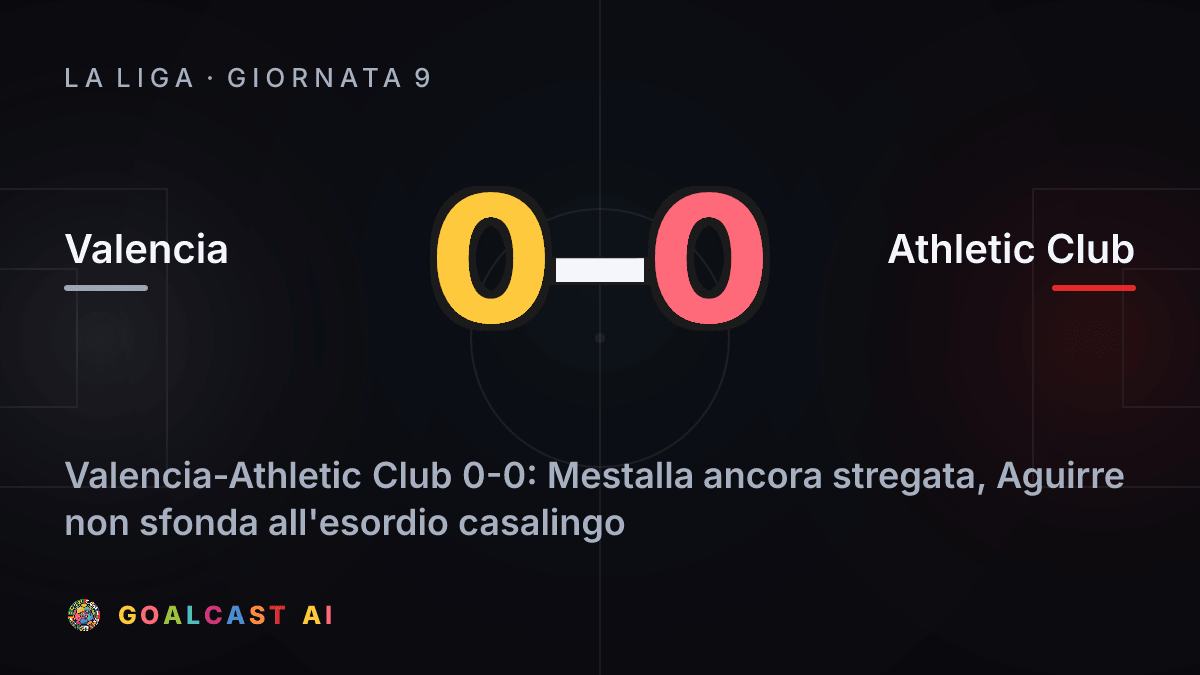 Valencia 0-0 Athletic Club